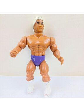 Ric Flair 1985 Remco N.Y. Wrestling Figure WWF NWA RF Purple Trunks Normal Wear